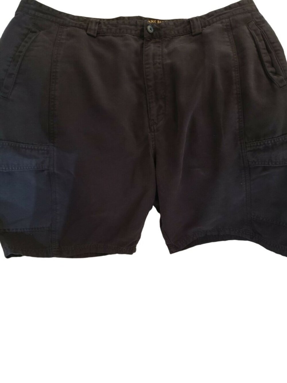 Tommy Bahama Relax Mens 40 Cargo Shorts Swordfish Logo Tencel Lyocell Black